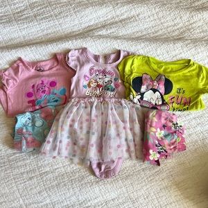 9-piece Licensed character outfit bundle (see additional photos)